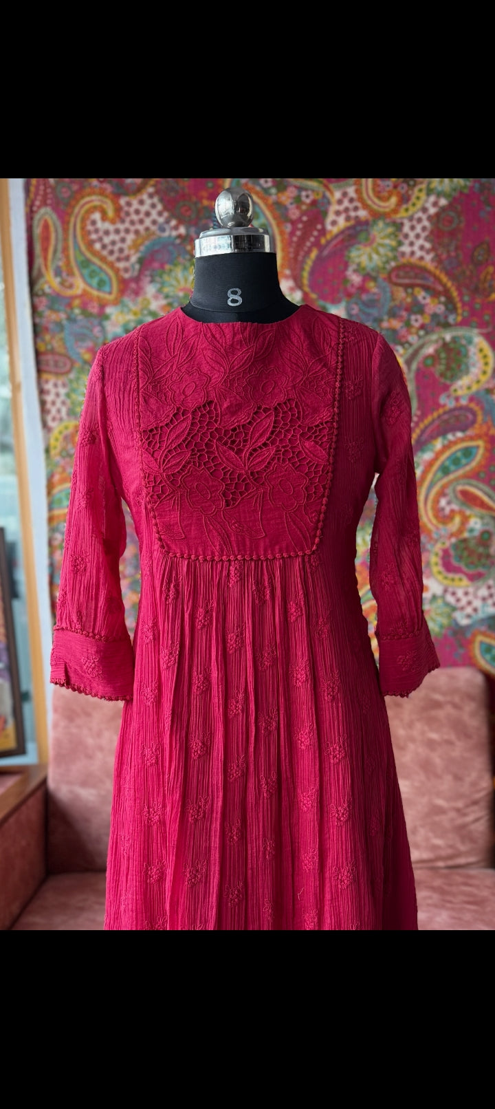 Queen Red Tunic Dress, view 3