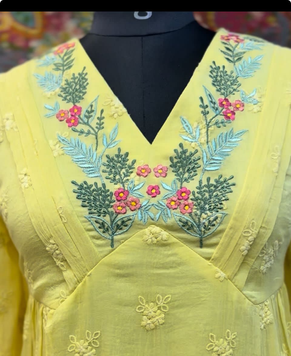 Serene Yellow Tunic Dress, view 2