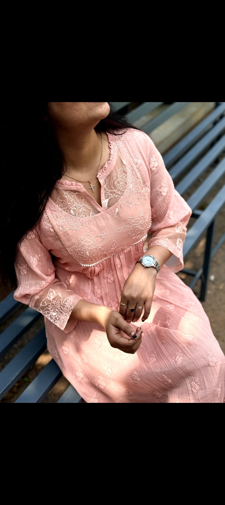 Blush Rose Tunic Dress, view 5