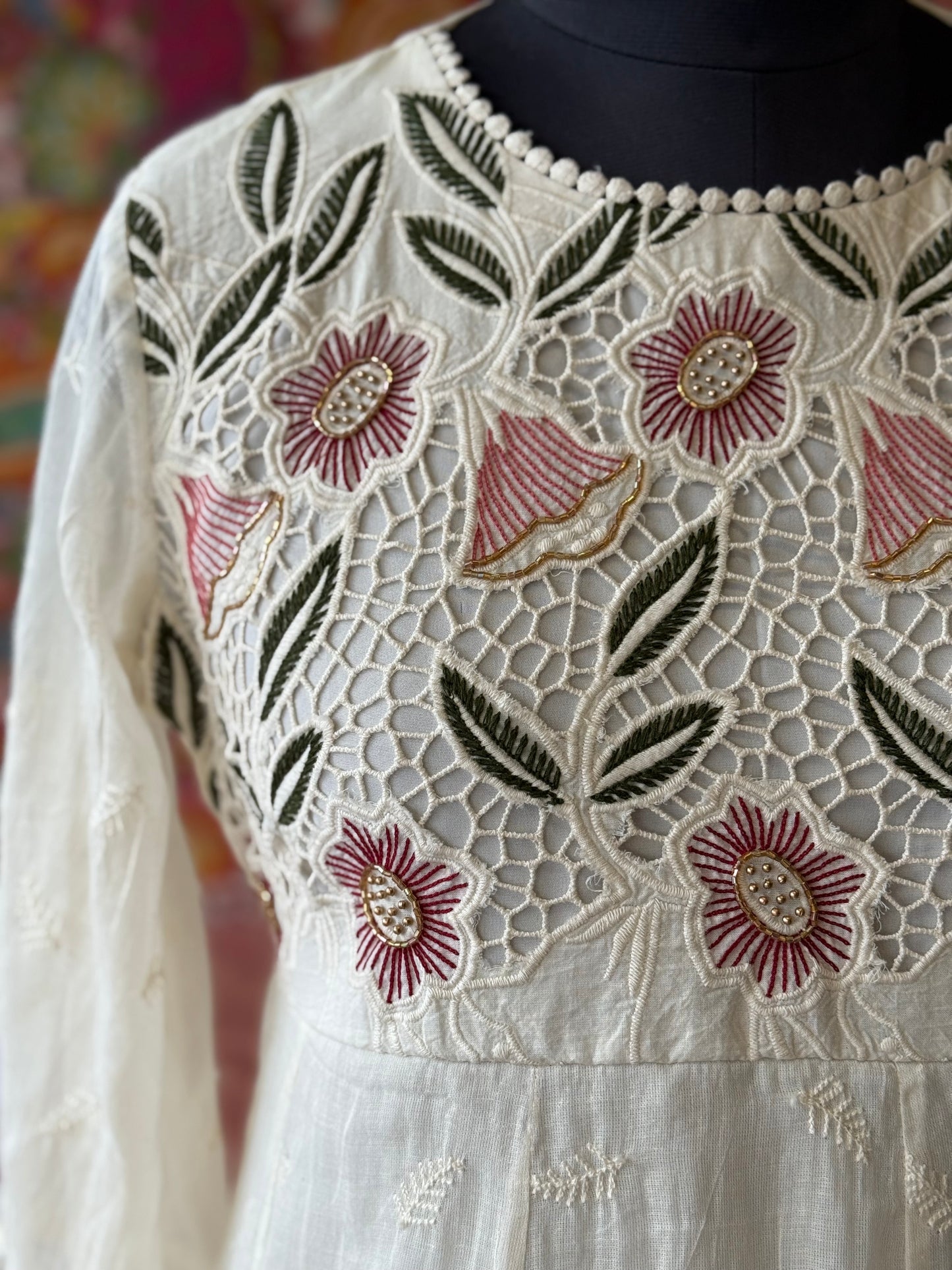 Cutwork Dress